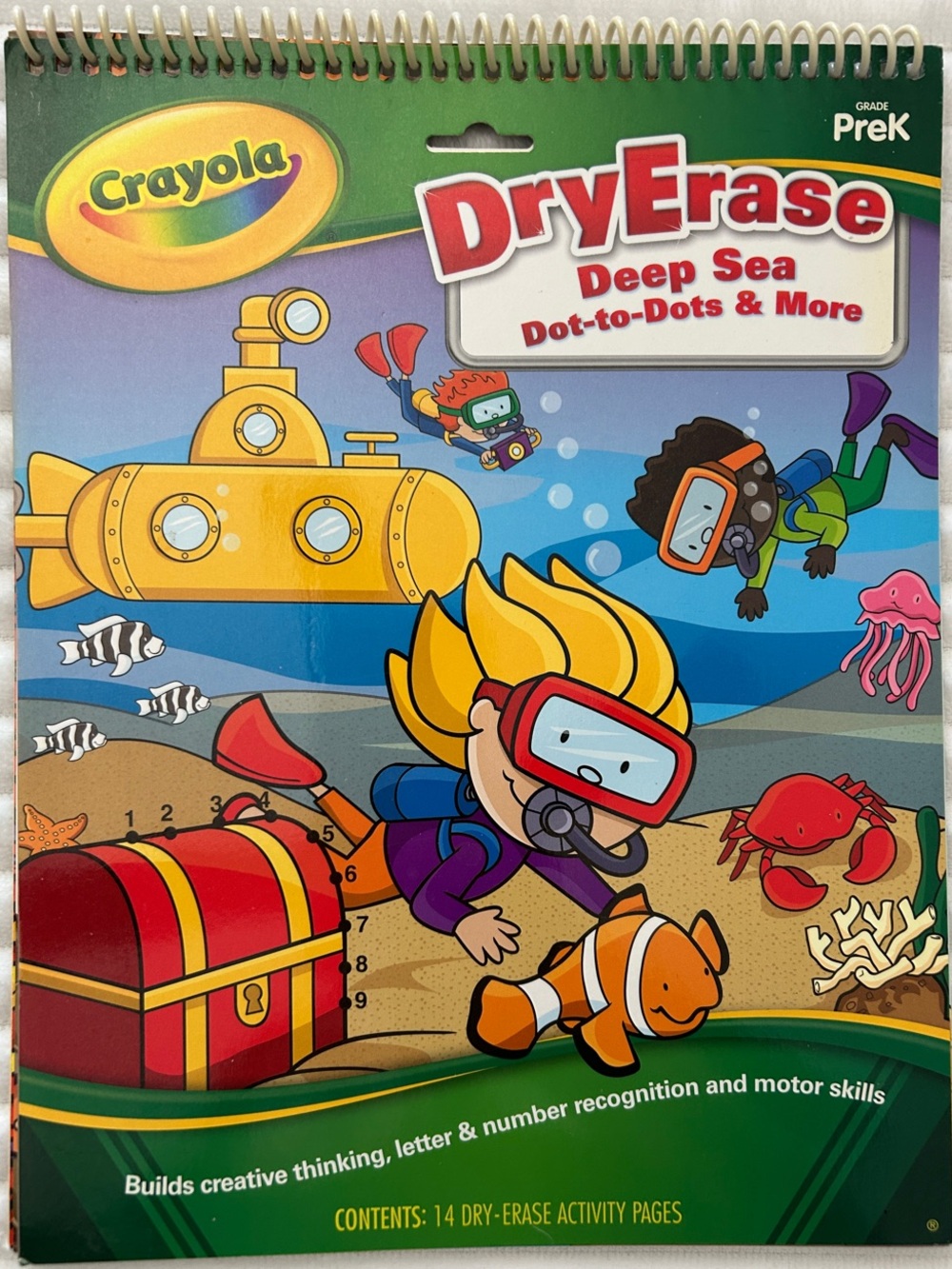 Crayola Dry Erase Deep Sea Activity Book - PreK